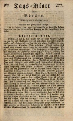 Tags-Blatt für München (Münchener Tagblatt) Montag 6. Oktober 1828