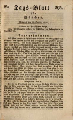 Tags-Blatt für München (Münchener Tagblatt) Mittwoch 22. Oktober 1828