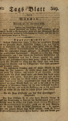 Tags-Blatt für München (Münchener Tagblatt) Mittwoch 17. Dezember 1828