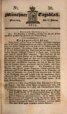 Münchener Tagblatt Freitag 30. Januar 1829