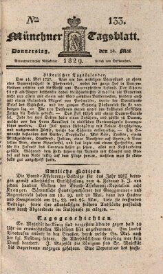 Münchener Tagblatt Donnerstag 14. Mai 1829