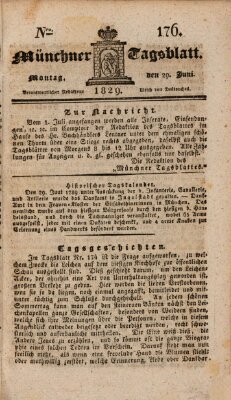 Münchener Tagblatt Montag 29. Juni 1829