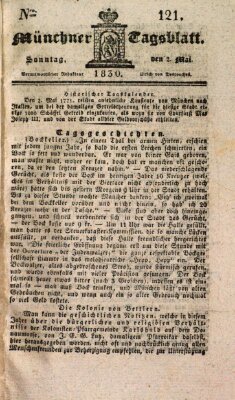 Münchener Tagblatt Sonntag 2. Mai 1830