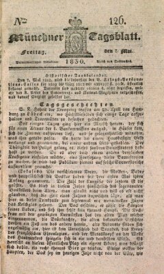 Münchener Tagblatt Freitag 7. Mai 1830