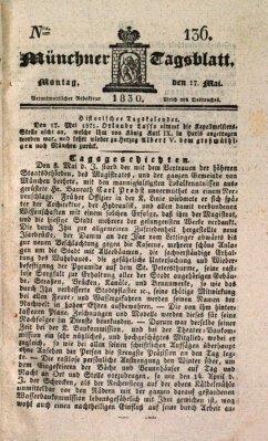 Münchener Tagblatt Montag 17. Mai 1830