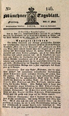 Münchener Tagblatt Freitag 28. Mai 1830