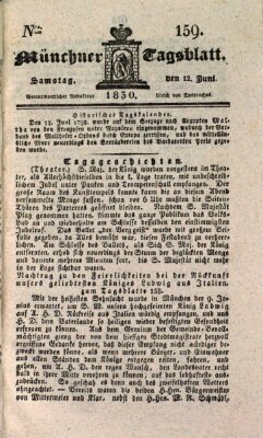 Münchener Tagblatt Samstag 12. Juni 1830