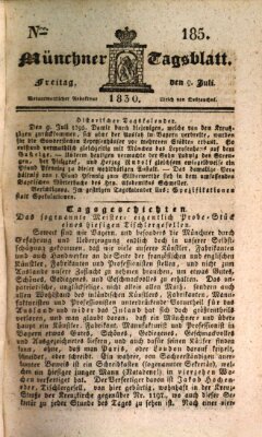 Münchener Tagblatt Freitag 9. Juli 1830