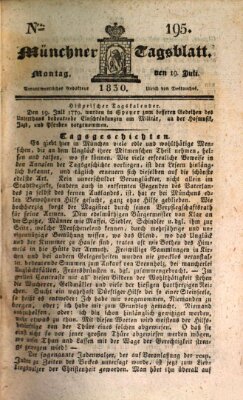 Münchener Tagblatt Montag 19. Juli 1830