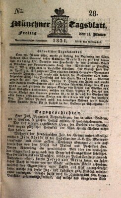 Münchener Tagblatt Freitag 28. Januar 1831