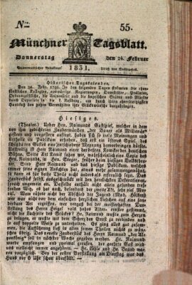 Münchener Tagblatt Donnerstag 24. Februar 1831