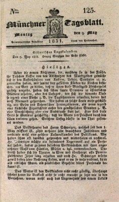 Münchener Tagblatt Montag 9. Mai 1831