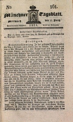 Münchener Tagblatt Mittwoch 15. Juni 1831