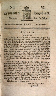 Münchener Tagblatt Montag 6. Februar 1832