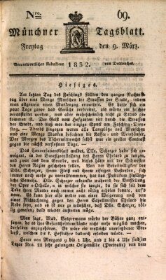 Münchener Tagblatt Freitag 9. März 1832