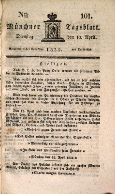 Münchener Tagblatt Dienstag 10. April 1832