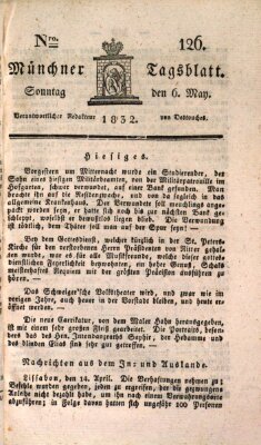 Münchener Tagblatt Sonntag 6. Mai 1832