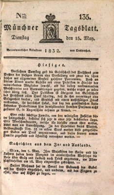 Münchener Tagblatt Dienstag 15. Mai 1832