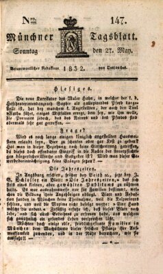 Münchener Tagblatt Sonntag 27. Mai 1832