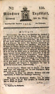 Münchener Tagblatt Mittwoch 30. Mai 1832