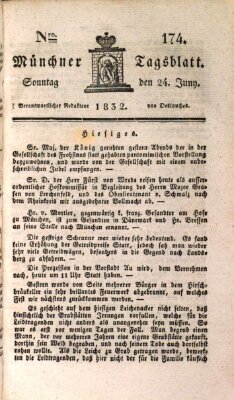 Münchener Tagblatt Sonntag 24. Juni 1832