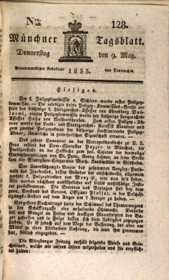 Münchener Tagblatt Donnerstag 9. Mai 1833