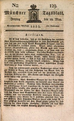 Münchener Tagblatt Freitag 10. Mai 1833