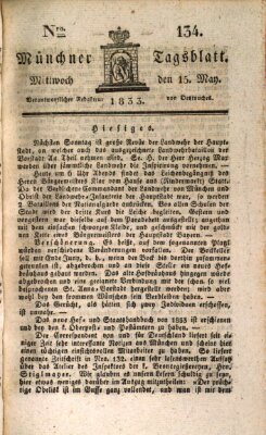 Münchener Tagblatt Mittwoch 15. Mai 1833