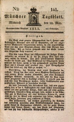 Münchener Tagblatt Mittwoch 22. Mai 1833