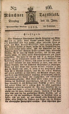 Münchener Tagblatt Dienstag 18. Juni 1833