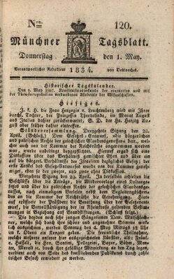 Münchener Tagblatt Donnerstag 1. Mai 1834