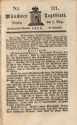 Münchener Tagblatt Freitag 2. Mai 1834