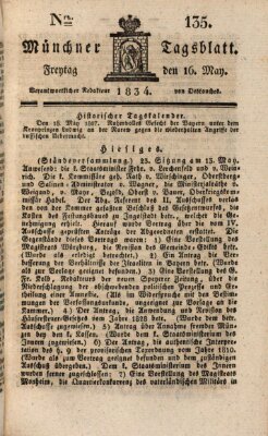 Münchener Tagblatt Freitag 16. Mai 1834