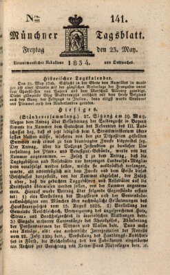 Münchener Tagblatt Freitag 23. Mai 1834