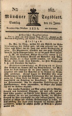 Münchener Tagblatt Samstag 14. Juni 1834