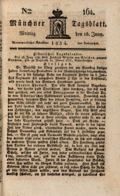 Münchener Tagblatt Montag 16. Juni 1834