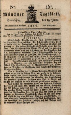 Münchener Tagblatt Donnerstag 19. Juni 1834