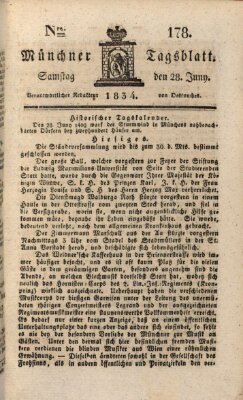 Münchener Tagblatt Samstag 28. Juni 1834