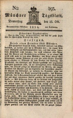 Münchener Tagblatt Donnerstag 23. Oktober 1834