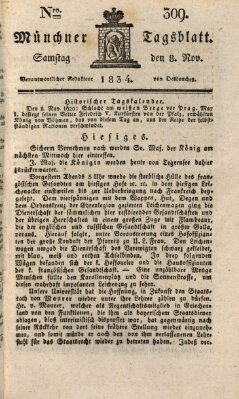 Münchener Tagblatt Samstag 8. November 1834