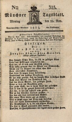 Münchener Tagblatt Montag 24. November 1834