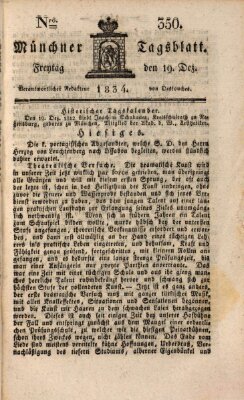 Münchener Tagblatt Freitag 19. Dezember 1834