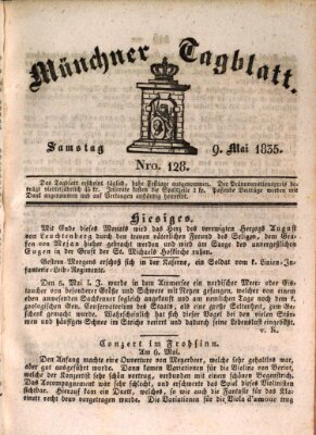 Münchener Tagblatt Samstag 9. Mai 1835