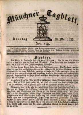 Münchener Tagblatt Sonntag 10. Mai 1835