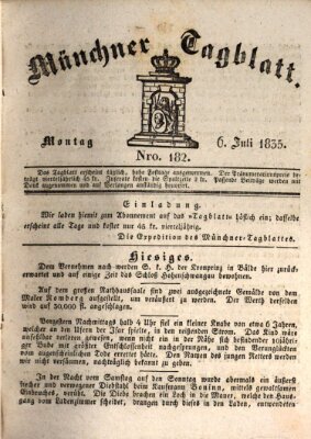 Münchener Tagblatt Montag 6. Juli 1835