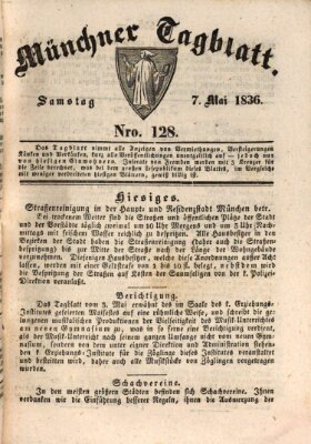 Münchener Tagblatt Samstag 7. Mai 1836