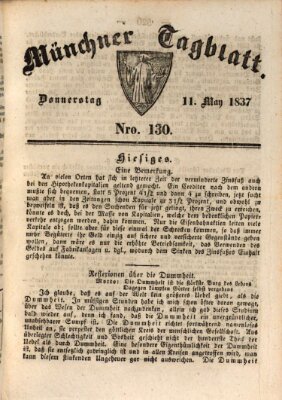 Münchener Tagblatt Donnerstag 11. Mai 1837