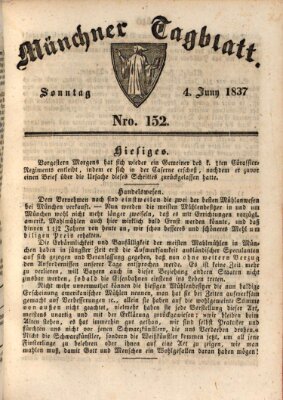 Münchener Tagblatt Sonntag 4. Juni 1837