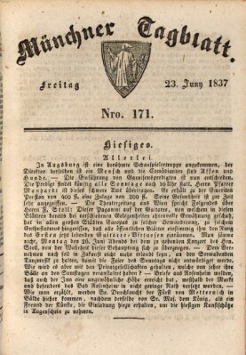 Münchener Tagblatt Freitag 23. Juni 1837