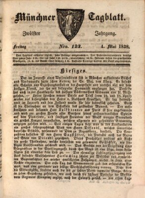 Münchener Tagblatt Freitag 4. Mai 1838